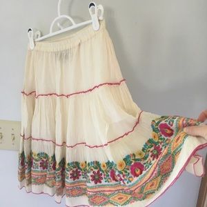 Double D Ranchwear embroidered Swing skirt -- XS